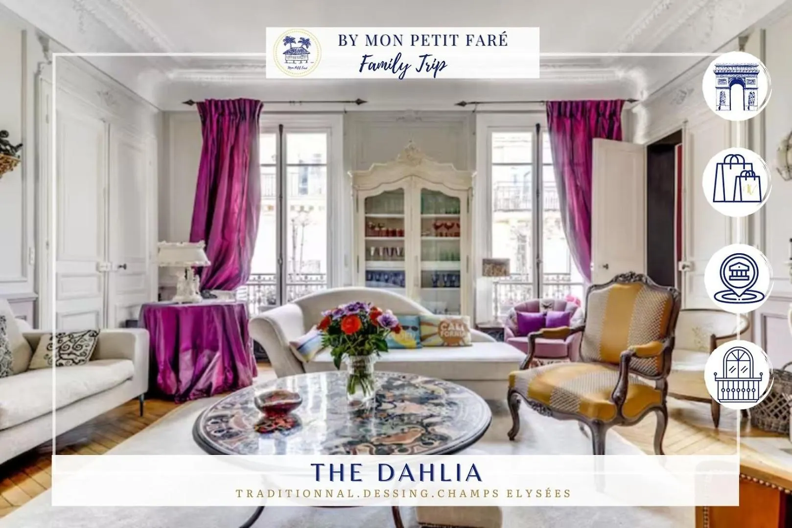 Le Dahlia - Charme Parisien - Champs-Elysees location